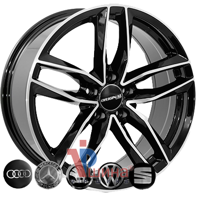 Zorat Wheels BK690 7.5x17 5x112 ET38 DIA66.6 Black