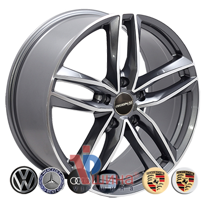 Zorat Wheels BK690 7.5x17 5x112 ET42 DIA66.6 GM