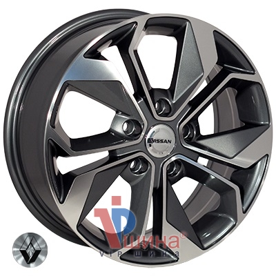 Zorat Wheels BK5168 6.5x15 5x98 ET35 DIA58.1 GP