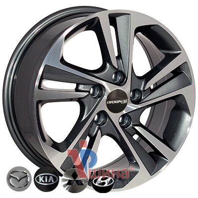 Zorat Wheels BK5210 6.5x16 5x114.3 ET45 DIA67.1 HB