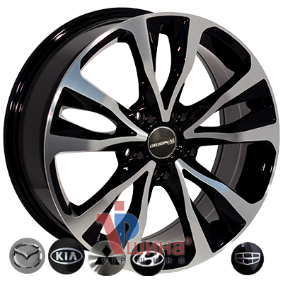 Zorat Wheels BK5212 6.5x16 5x114.3 ET45 DIA67.1 BP