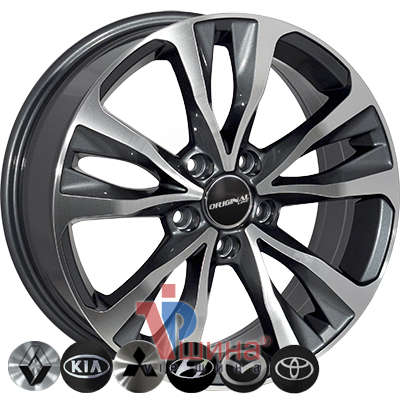 Zorat Wheels BK5212 7x17 5x114.3 ET45 DIA67.1 GP