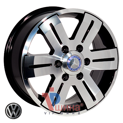 Zorat Wheels BK562 7x16 6x130 ET60 DIA84.1 BP