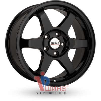 Disla JDM 8x18 5x114.3 ET45 DIA72.6 Black