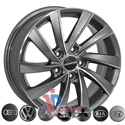 Zorat Wheels BK5290 6.5x16 5x105 ET39 DIA56.6 GP