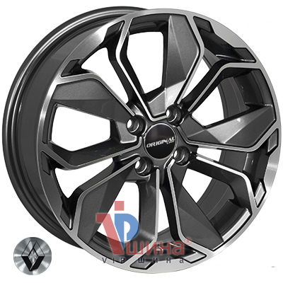 Zorat Wheels BK5296 6.5x16 4x100 ET38 DIA60.1 GP