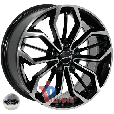 Zorat Wheels BK5433 7.5x17 5x108 ET50 DIA63.4 BP