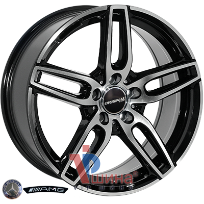 Zorat Wheels BK5434 7.5x17 5x112 ET45 DIA66.6 BP