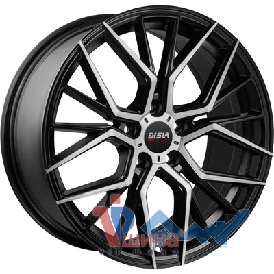 Disla Crystal 7x16 5x112 ET40 DIA66.6 Black