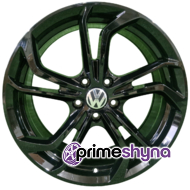 Replica Volkswagen 698 8x18 5x112 ET45 DIA57.1 Black