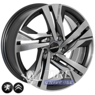 Zorat Wheels BK5543 7x16 5x108 ET45 DIA65.1 GP