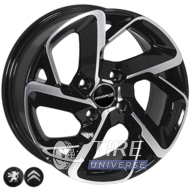 Zorat Wheels BK5714 6.5x15 4x108 ET25 DIA65.1 BP