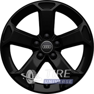Audi OEM 81A071497AAX1 7x17 5x112 ET45 DIA57.1 Black