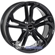 Zorat Wheels BK5620 7.5x17 5x112 ET45 DIA57.1 Black