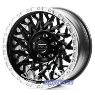Off Road Wheels OW1704 8.5x17 5x127 ET-12 DIA71.5 MBLS