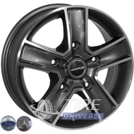 Zorat Wheels BK473 6.5x16 5x118 ET45 DIA71.1 GP