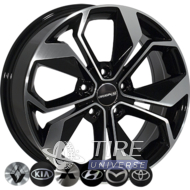 Zorat Wheels BK5168 6.5x16 5x114.3 ET40 DIA67.1 BP