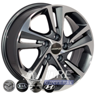 Zorat Wheels BK5210 6.5x16 5x114.3 ET45 DIA67.1 HB