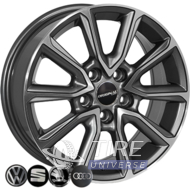 Zorat Wheels BK5344 6.5x16 5x112 ET40 DIA57.1 GP