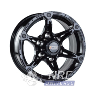 JH 5821 7x15 6x139.7 ET0 DIA106.1 Black