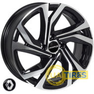 Zorat Wheels BK5762 6.5x16 5x114.3 ET45 DIA67.1 BP