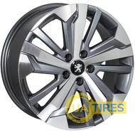 Zorat Wheels BK5837 7x17 5x108 ET23 DIA65.1 GP