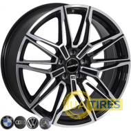 Zorat Wheels BK5938 8x19 5x112 ET30 DIA66.6 BP