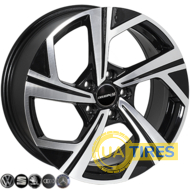 Zorat Wheels BK5851 7.5x17 5x112 ET45 DIA66.6 BP