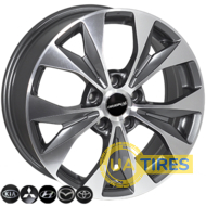 Zorat Wheels BK606 6.5x16 5x114.3 ET45 DIA67.1 GP