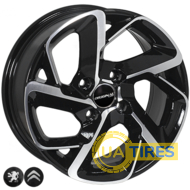 Zorat Wheels BK5714 6.5x15 4x108 ET25 DIA65.1 BP