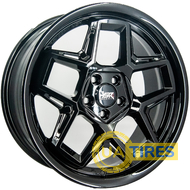 GT JA209 7.5x17 5x100 ET40 DIA73.1 Black