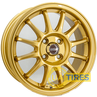 GT 168 6.5x15 4x100 ET42 DIA73.1 Gold