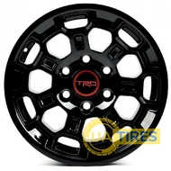 Replica TY078TRD 8x17 6x139.7 ET5 DIA106.1 Black