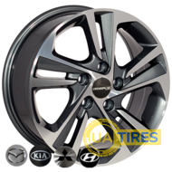 Zorat Wheels BK5210 6.5x16 5x114.3 ET45 DIA67.1 HB