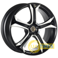 Kosei RX 8x17 5x112 ET35 DIA73.1 Black