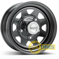 Dotz Pharao 6x15 5x139.7 ET45 DIA110 Black