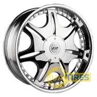 FJB F-318 9.5x22 6x139.7 ET20 DIA108.1 Chrom