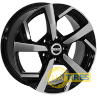 Zorat Wheels BK5372 6.5x16 5x114.3 ET40 DIA66.1 BP