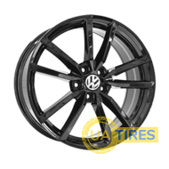 Replica Volkswagen VV794 8x19 5x112 ET45 DIA57.1 Black