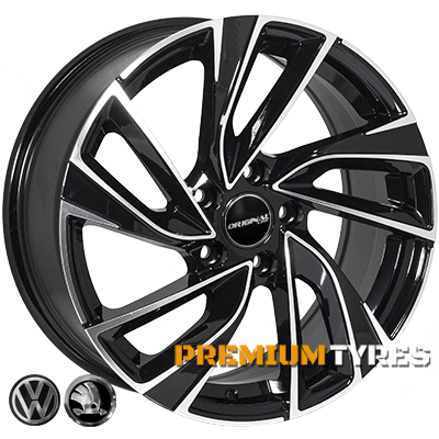Zorat Wheels BK5772 7.5x17 5x112 ET45 DIA57.1 BP