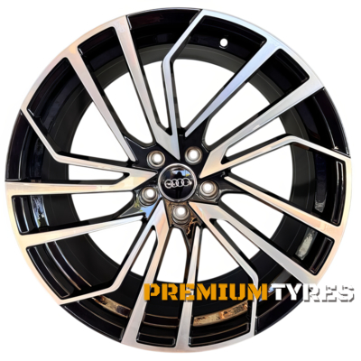 Replica 0386 9x20 5x112 ET25 DIA66.6 Black