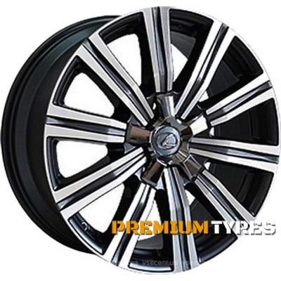 Replica Lexus (LX1003) 8.5x21 5x150 ET54 DIA110.1 BKF