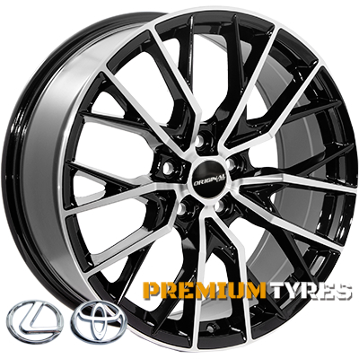 Zorat Wheels BK5137 8x19 5x114.3 ET35 DIA60.1 BP
