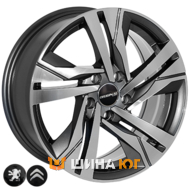 Zorat Wheels BK5543 7x16 5x108 ET45 DIA65.1 GP