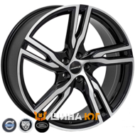 Zorat Wheels BK5399 8x18 5x108 ET42 DIA65.1 BP