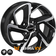 Zorat Wheels BK5714 6.5x15 4x108 ET25 DIA65.1 BP