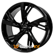 Replica Audi 6105 9x20 5x112 ET25 DIA66.6 Black