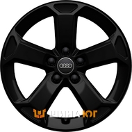 Audi OEM 81A071497AAX1 7x17 5x112 ET45 DIA57.1 Black