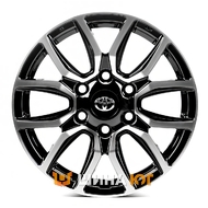 Replica TY3131 7.5x18 6x139.7 ET25 DIA106.1 BMF