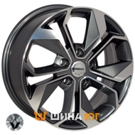Zorat Wheels BK5168 6.5x16 5x114.3 ET45 DIA66.1 GP